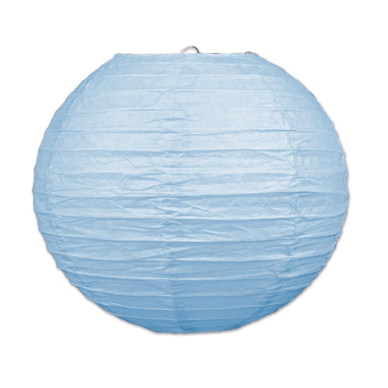 18 Pack Beistle Party Paper Lanterns Light blue