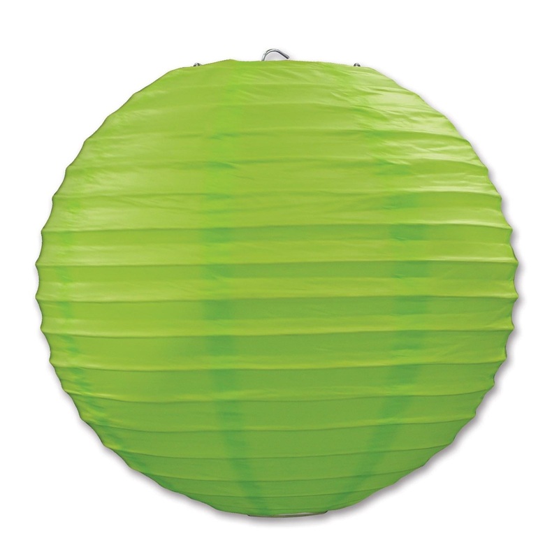 18 Pack Beistle Party Paper Lanterns Light green