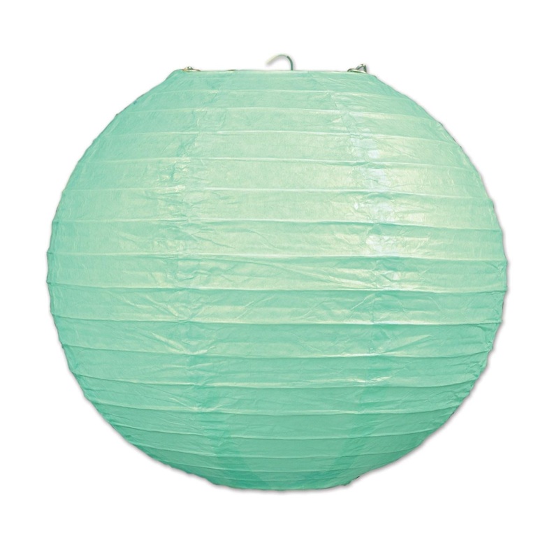 18 Pack Beistle Party Paper Lanterns mint green