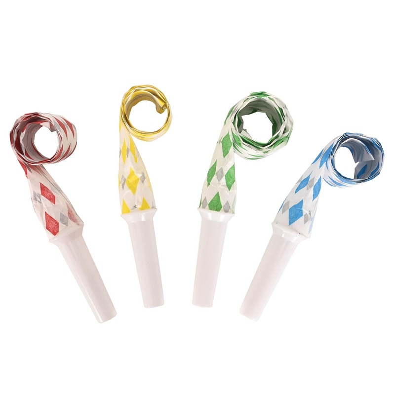 192 Pack Beistle New Year's Eve Packaged Party Blowouts