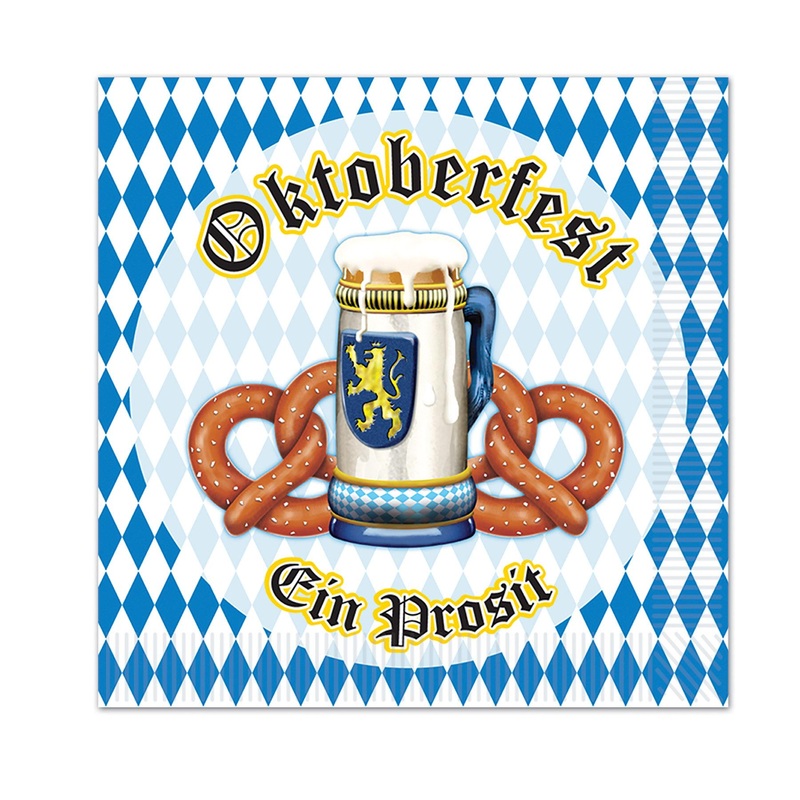 192 Pack Beistle Oktoberfest Beverage Napkins