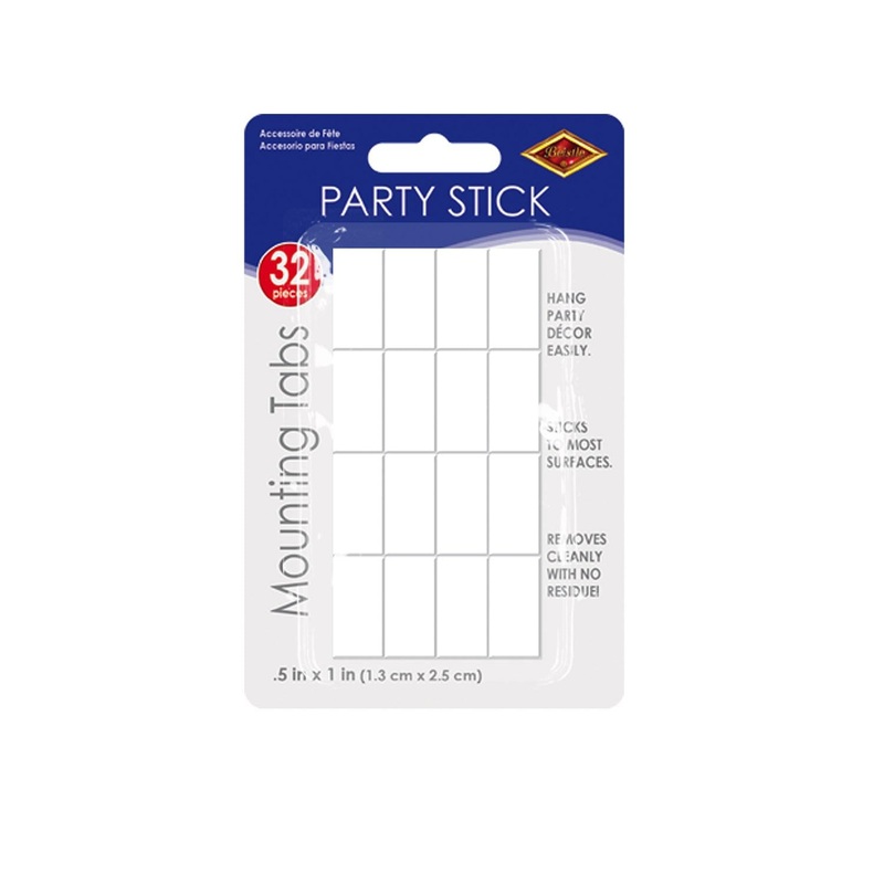 384 Pack Beistle Party Stick Mounting Tabs