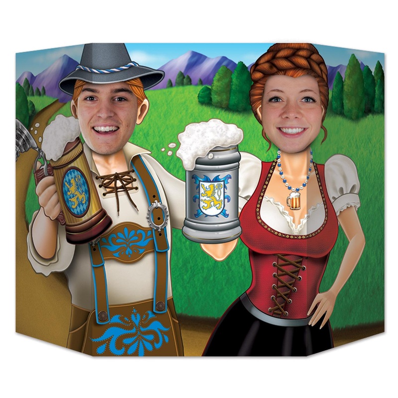 6 Pack Beistle Oktoberfest Couple Photo Prop