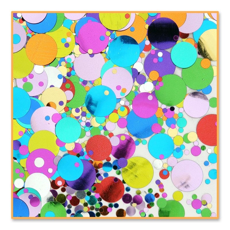 6 Pack Beistle Party Polkadots Confetti (0.5 Oz/Pkg)