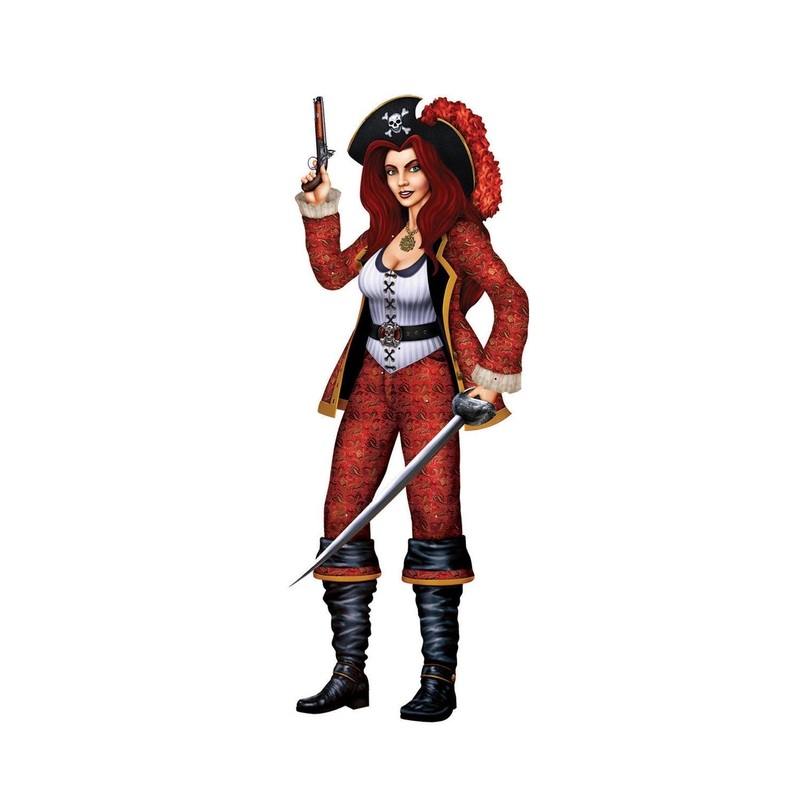 12 Pack Beistle Jointed Bonny Buccaneer Party Decoration