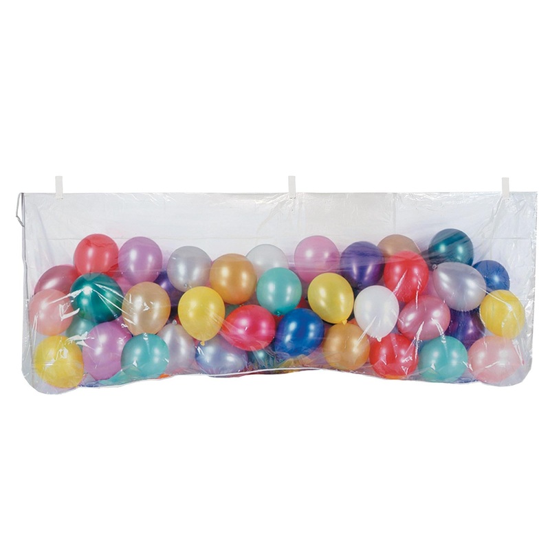 12 Pack Beistle New Year's Eve Plastic Balloon Bag w/ 100 Balloons