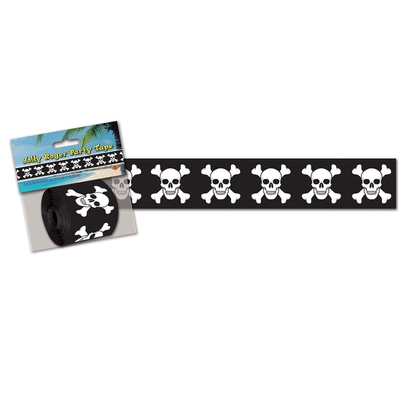 12 Pack Beistle Pirate Party Poly Decorating Material 50 ft Roll