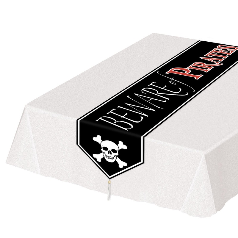 12 Pack Beistle Printed Beware Of Pirates Paper Party Table Runner