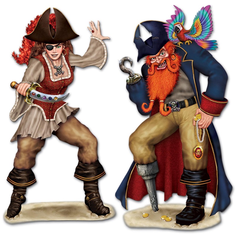 24 Pack Beistle Bonny Blade/Calico Jack Party Props