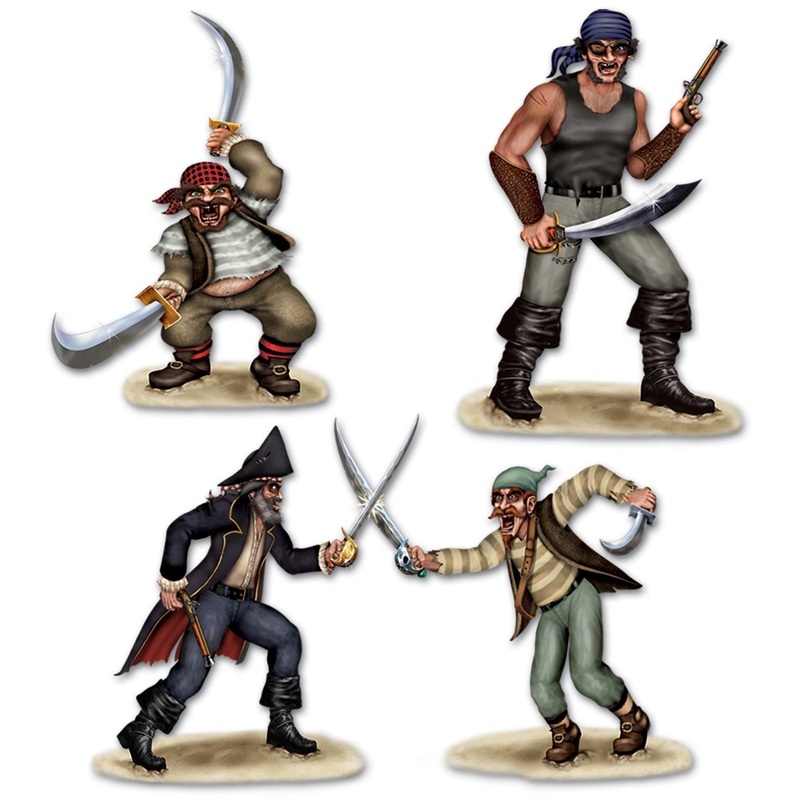 36 Piece Beistle Dueling Pirate/Bandit Party Props