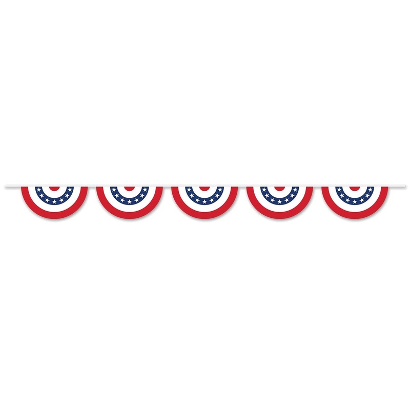 6 Pack Beistle Patriotic Bunting Party Banner