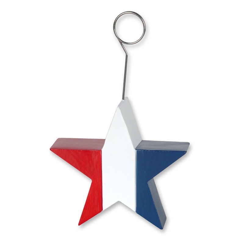 6 Pack Beistle Patriotic Star Photo/Balloon Holder