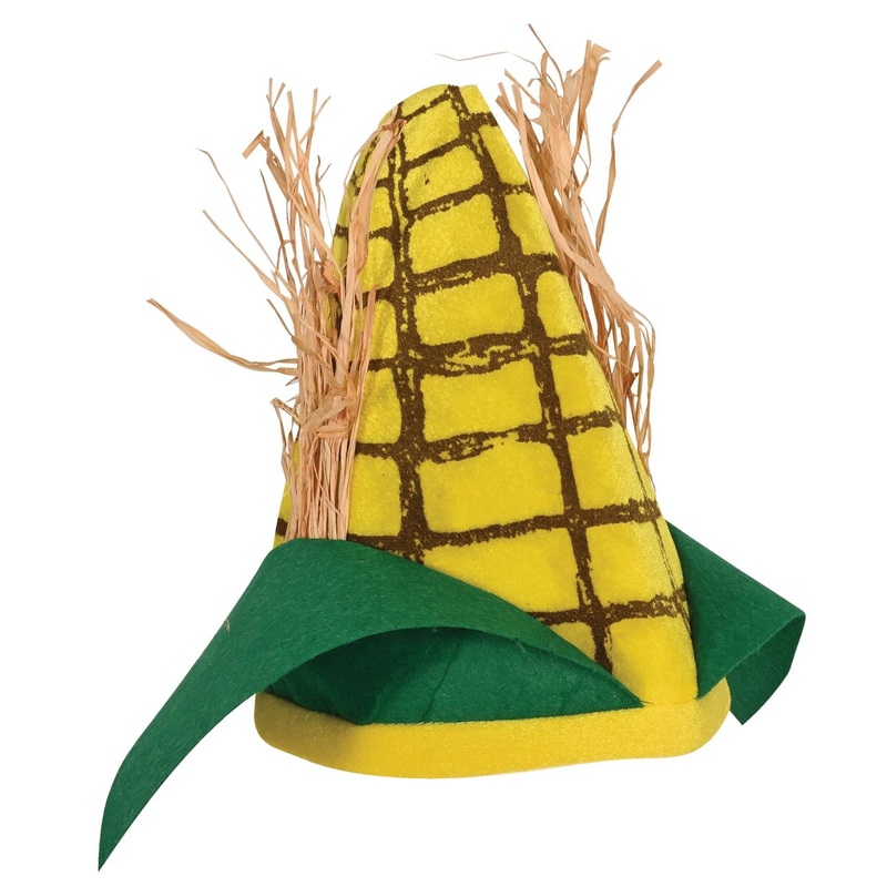 12 Pack Beistle Plush Corn Cob Hat