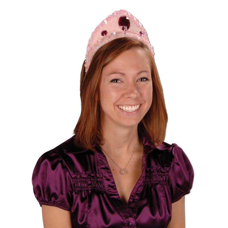 12 Pack Beistle Plush Princess Tiara