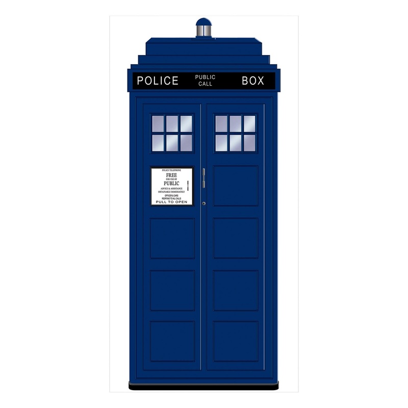12 Pack Beistle Police Call Box Party Plastic Door Cover