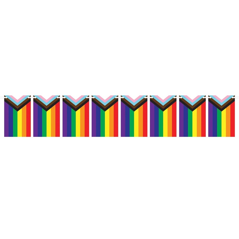 12 Pack Beistle Pride Flag Pennant Party Streamer