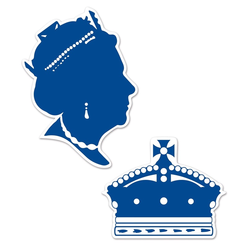 24 Pack Beistle Queen Party Silhouettes