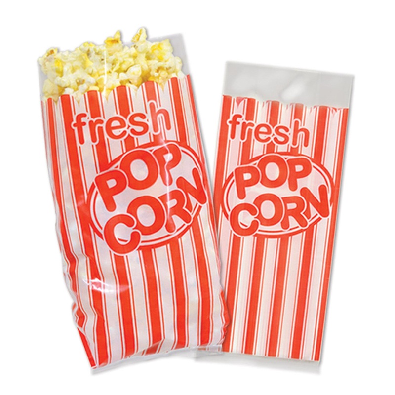 300 Pack Beistle Plastic Popcorn Party Bags