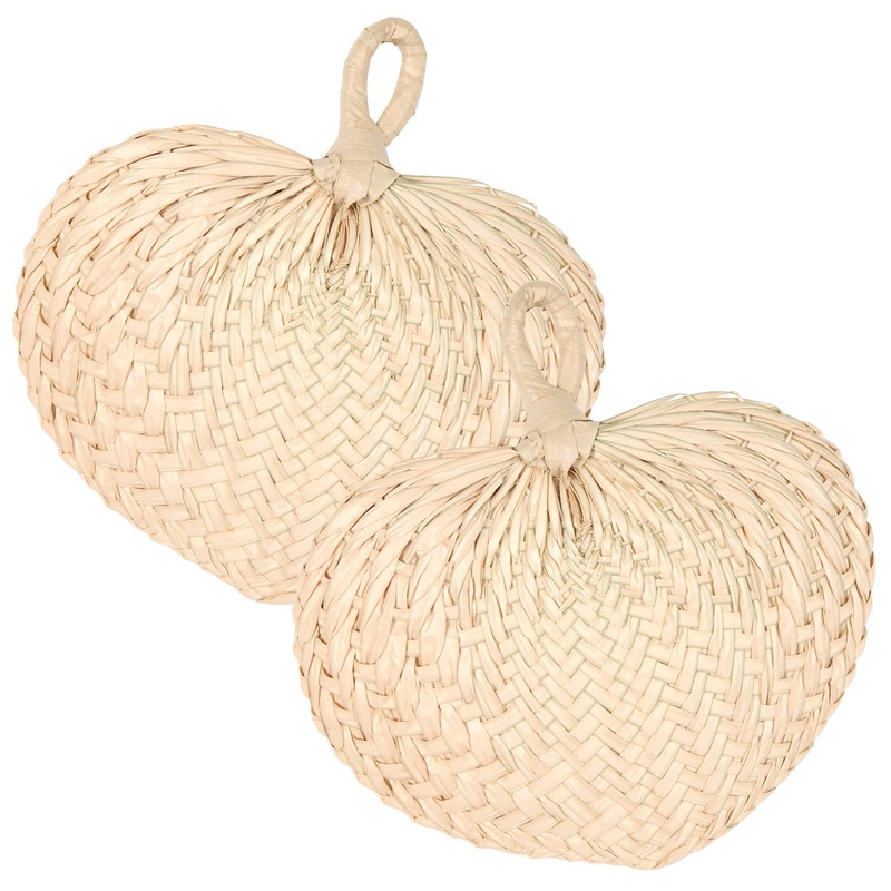6 Pack Beistle Luau Party Raffia Fans