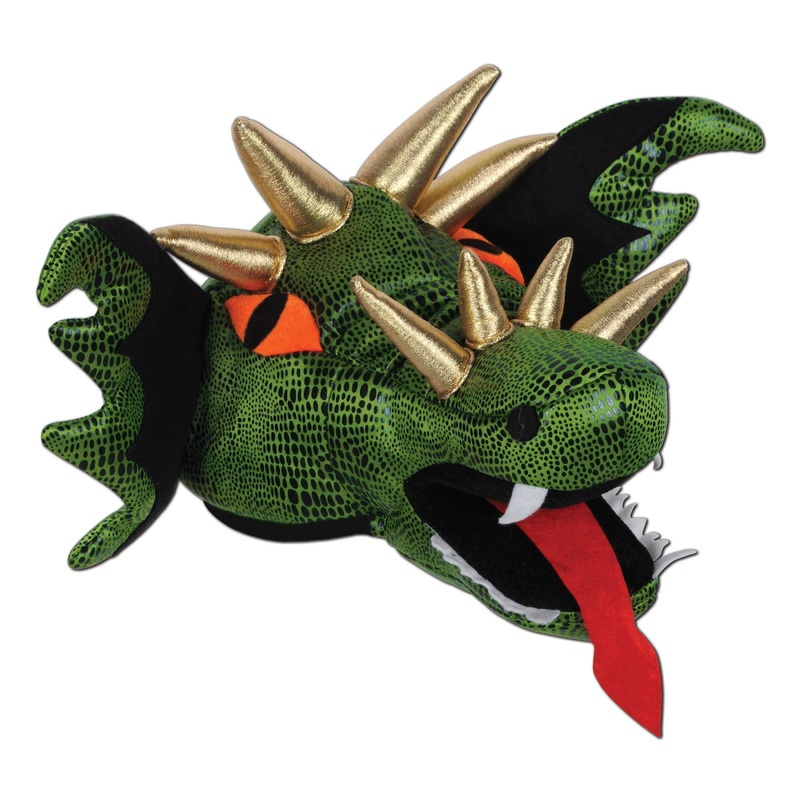 6 Pack Beistle Plush Dragon Hat