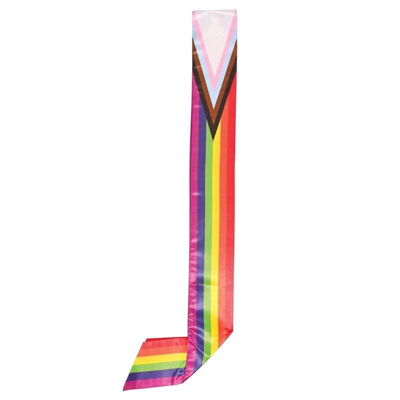 6 Pack Beistle Pride Flag Satin Sash