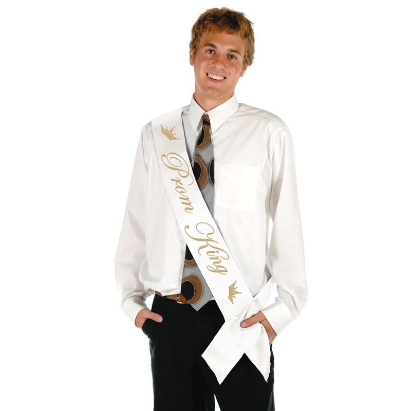 6 Pack Beistle Prom King Satin Sash