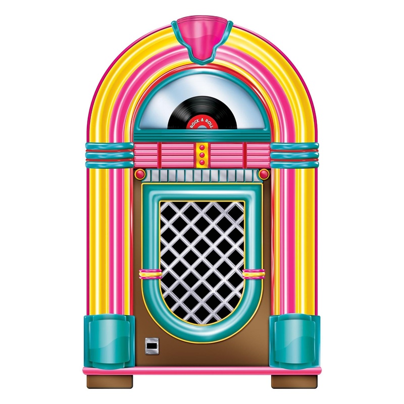 12 Pack Beistle Jukebox Party Cutout Decoration
