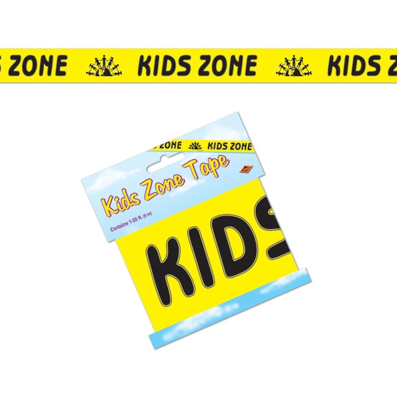 12 Pack Beistle Kids Zone Party Tape