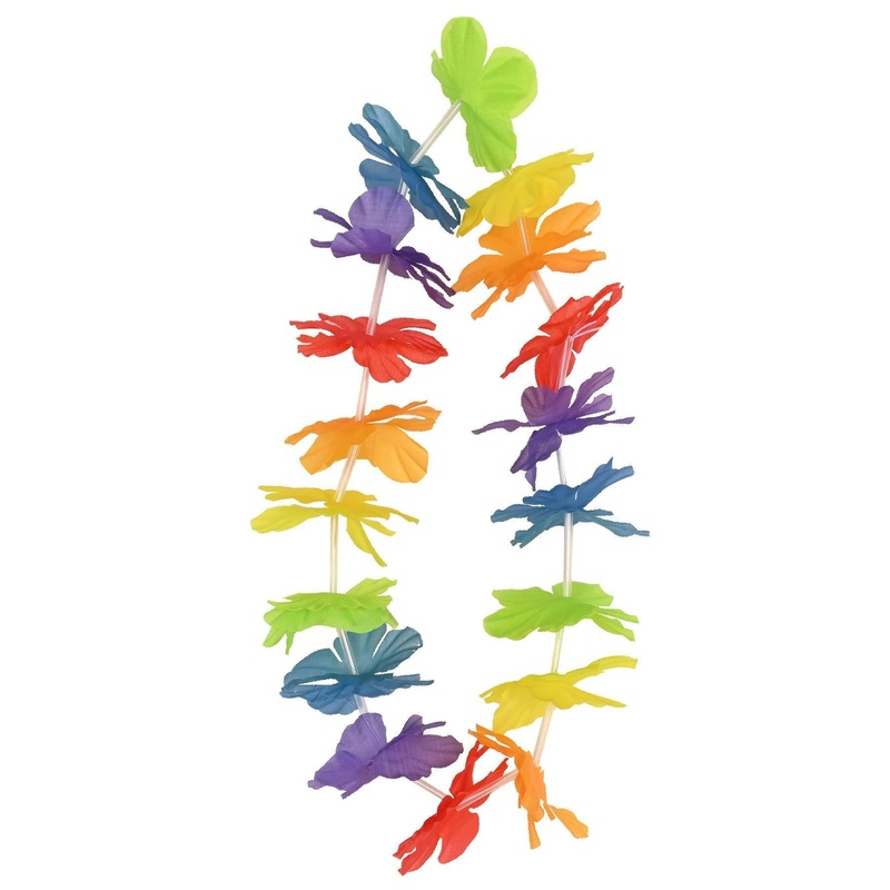 12 Pack Beistle Luau Party Rainbow Hawaiian Headband