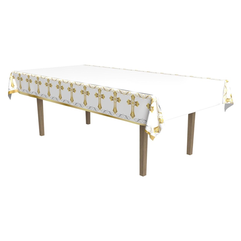 12 Pack Beistle Religious Party Tablecover