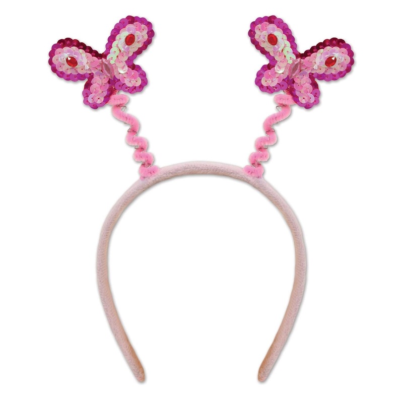 12 Pack Beistle Sequined Butterfly Boppers