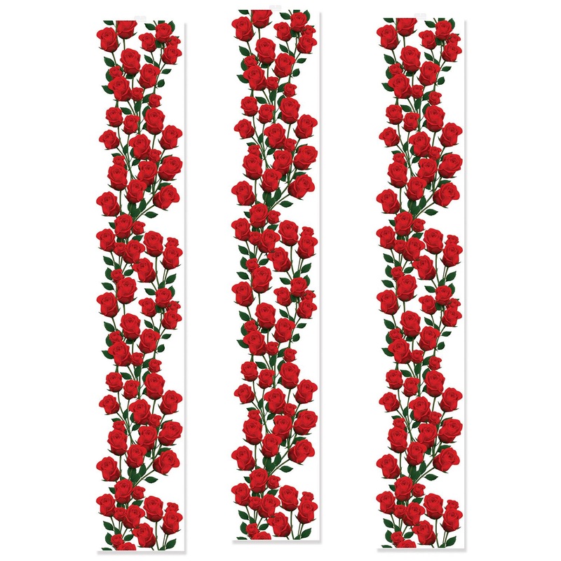 36 Pack Beistle Roses Party Panels