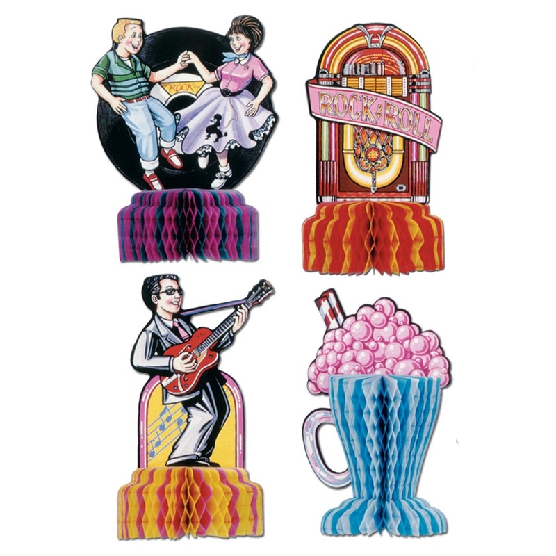 48 Pack Beistle 50's Mini Party Centerpieces