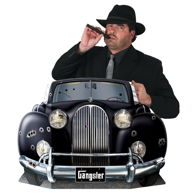 6 Pack Beistle Gangster Car Party Photo Prop