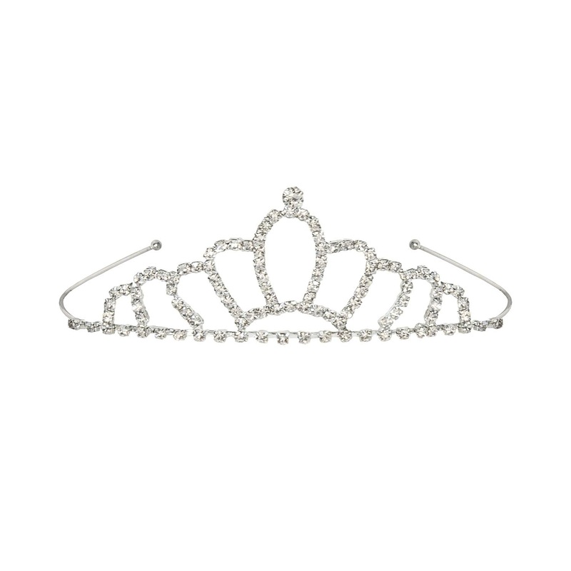 6 Pack Beistle Royal Rhinestone Tiara