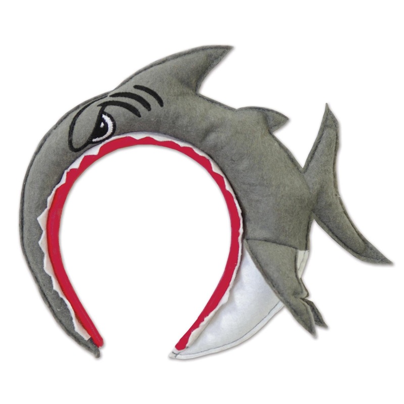 12 Pack Beistle Shark Headband