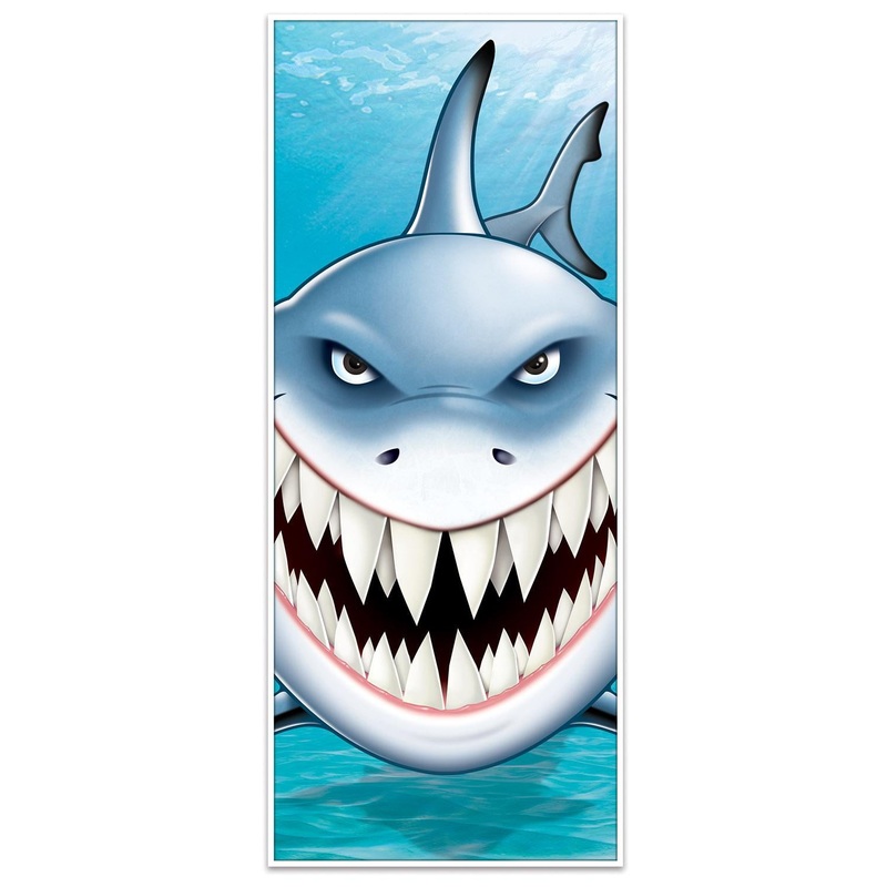 12 Pack Beistle Shark Party Door Cover