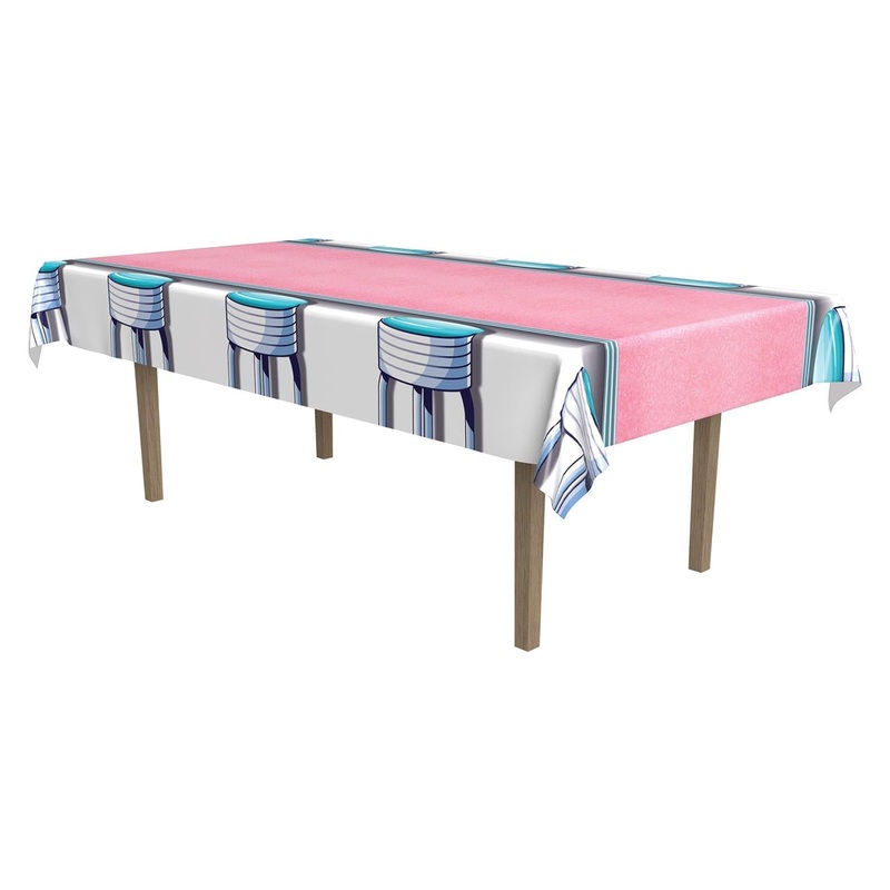 12 Pack Beistle Soda Shop Stools Party Tablecover