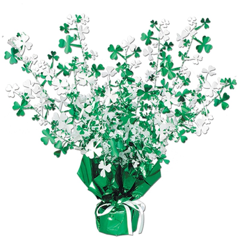 12 Pack Beistle St. Patrick's Day Shamrock Centerpiece