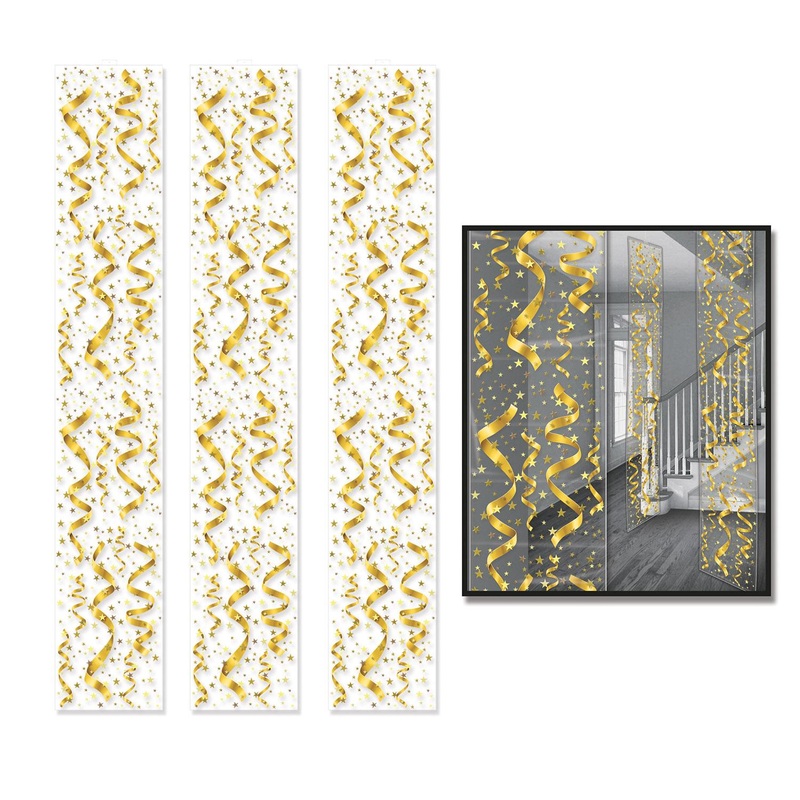 36 Pack Beistle New Year's Eve Serps/Confetti Party Panels