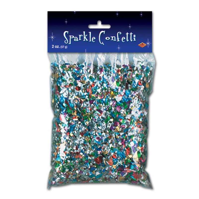 50 Pack Beistle New Year's Eve Packaged Sparkle Confetti (2 Oz/Pkg)