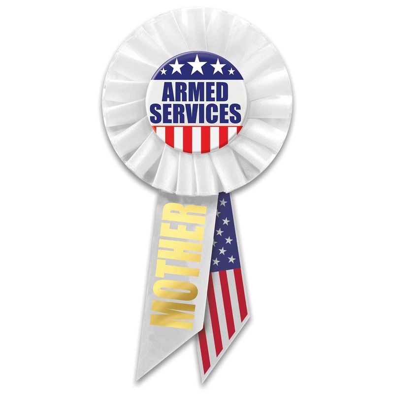 6 Pack Beistle Armed Services Mother Rosette