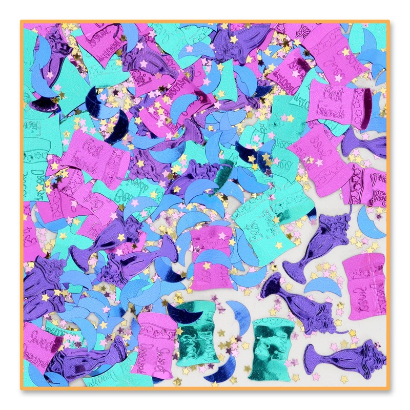 6 Pack Beistle Sleep Over Party Confetti (0.5 Oz/Pkg)