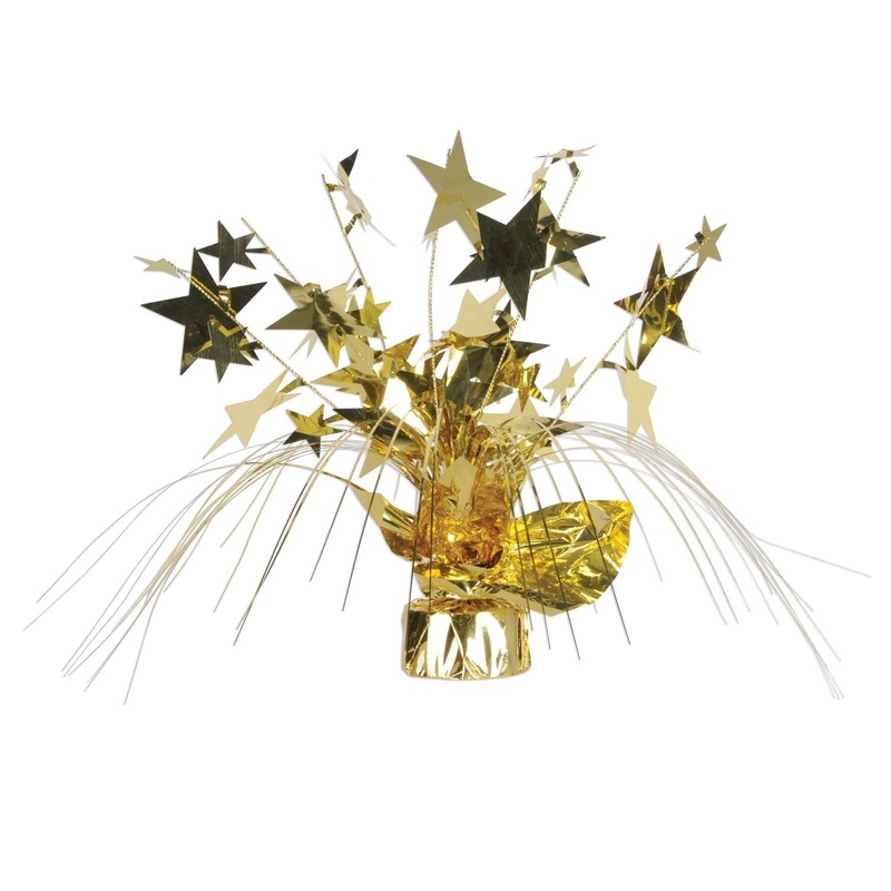 12 Pack Beistle New Year's Eve Star Gleam 'N Spray Centerpiece