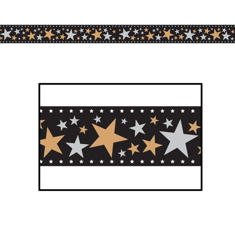 12 Pack Beistle Star Filmstrip Poly Decorating Material 25 ft Roll