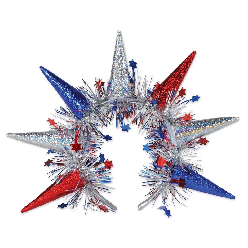 12 Pack Beistle Statue Of Liberty Tiara Headband