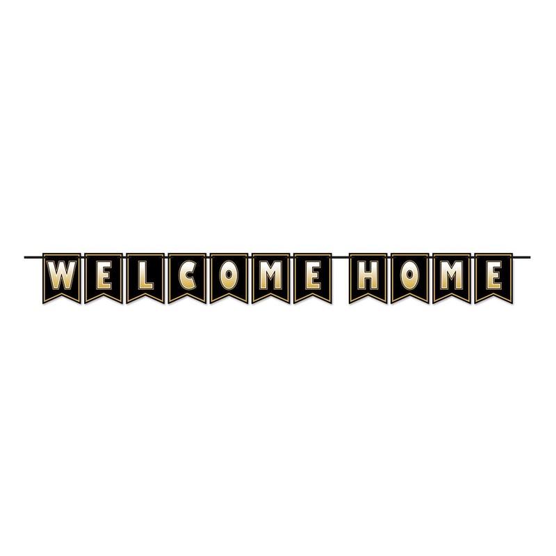 12 Pack Beistle Welcome Home Party Streamer