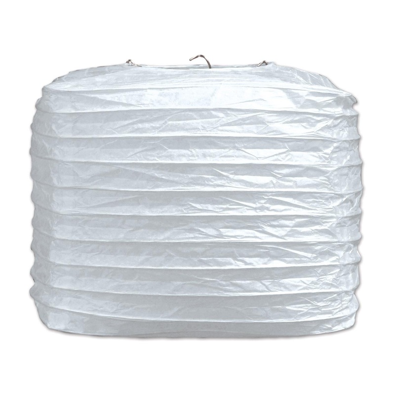 24 Pack Beistle White Party Square Paper Lanterns