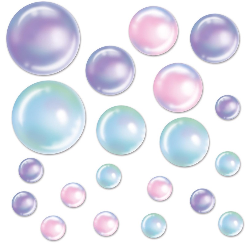 240 Pack Beistle Bubble Party Cutouts