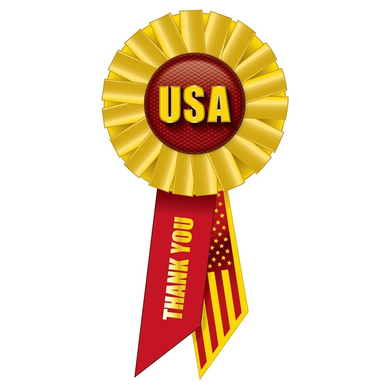6 Pack Beistle USA Rosette- Marines